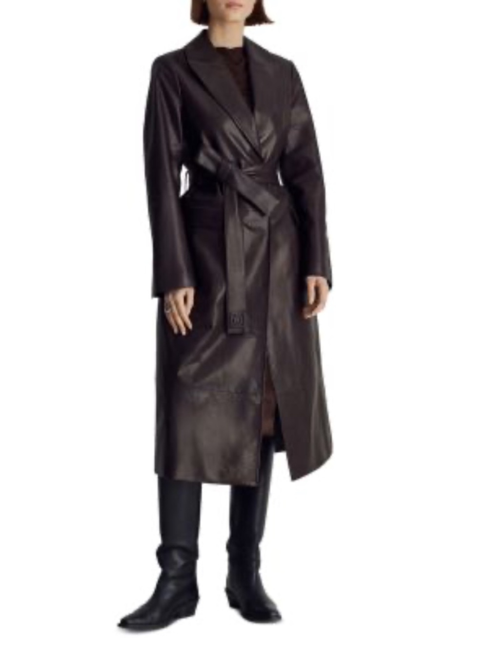 Dawn Levy Leather Coat NWT